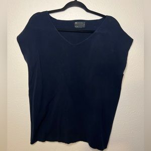 Navy blue top man sweater vest